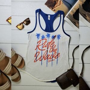 NWOT Ride the Wave Hawaii Tank Top